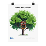 Mini Emozi® Summer Halt, Hoot, Heart Large Poster