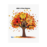 Mini Emozi® Fall Halt, Hoot, Heart Large Poster