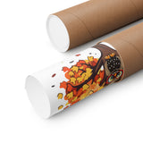 Mini Emozi® Fall Halt, Hoot, Heart Large Poster